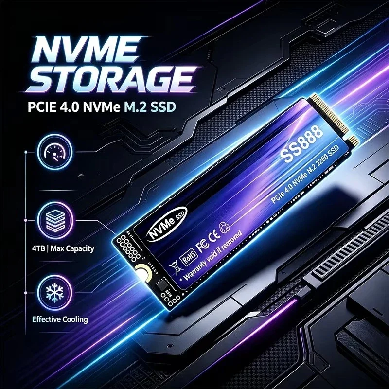 SS888 NVMe M.2 SSD 500GB 1TB 2 - M.2 Nvme 4Tb Pcie 4.0 Ssd recension och pris