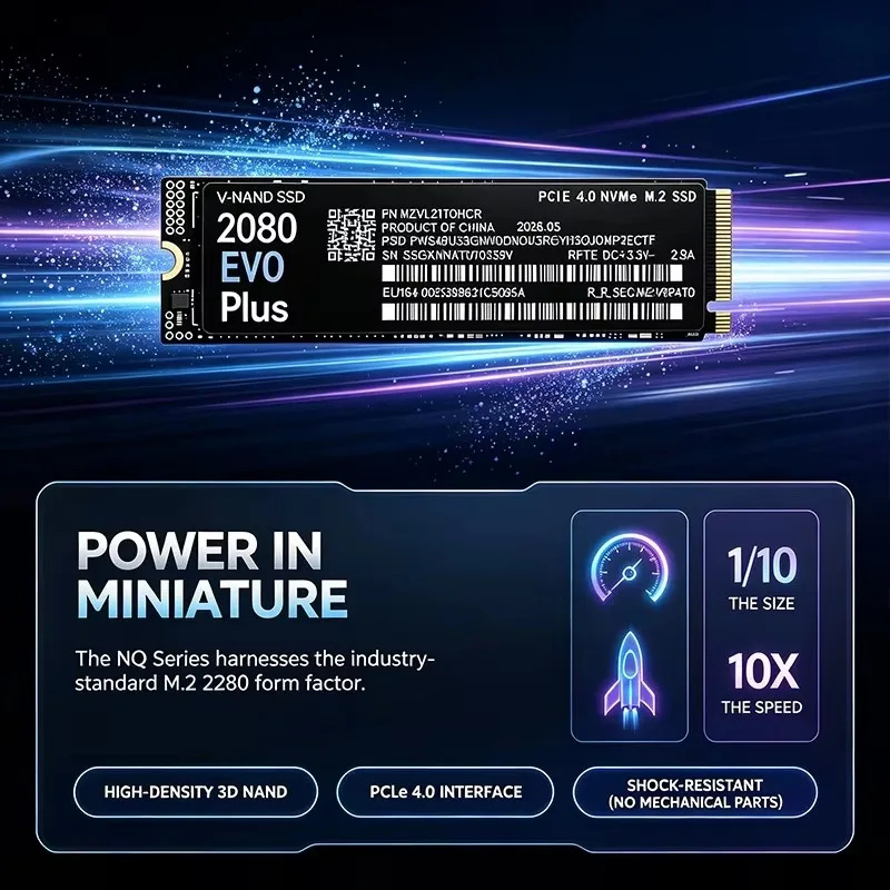 2080 EVO Plus PCIe 4.0 M.2 228 - M.2 Nvme 4Tb Pcie 4.0 Ssd recension och pris