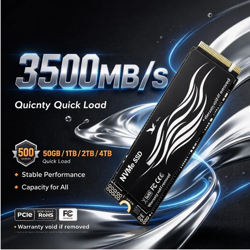 M.2 NVMe PCIe 4.0 SSD 500GB 1T - M.2 Nvme 4Tb Pcie 4.0 Ssd recension och pris