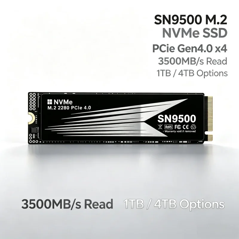 SN9500 Internal Solid State Dr - M.2 Nvme 4Tb Pcie 4.0 Ssd recension och pris