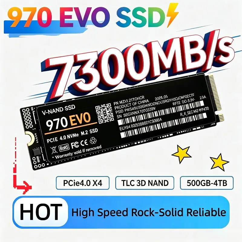 970 EVO SSD NVMe M.2 2280 PCIe - M.2 Nvme 4Tb Pcie 4.0 Ssd recension och pris
